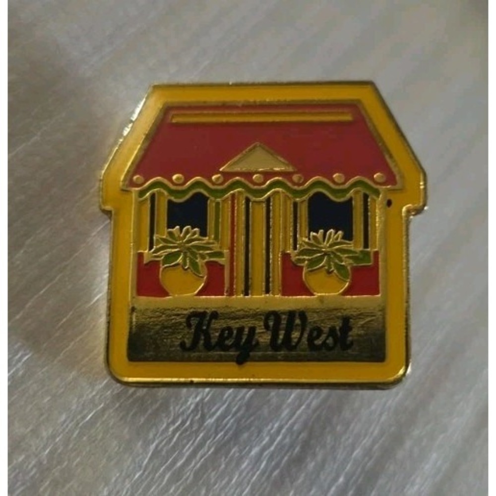 Vintage Key West Souvenir Lapel Pin Florida